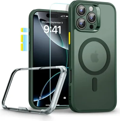 Obrázok produktu pre Esr Classic Pro Set Halolock Magsafe Iphone 16 Pro Frosted Green