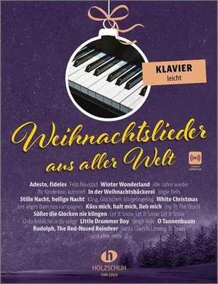 Obrázok produktu pre Weihnachtslieder aus aller Welt - Klavier leicht