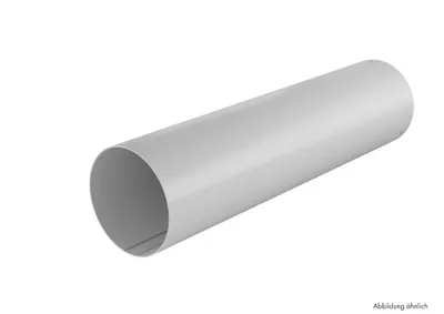 A light gray cylindrical pipe on a white background.