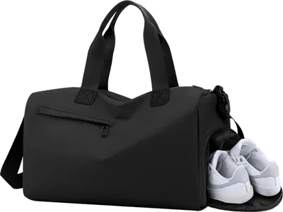 Produktbild von Sporttasche Mit Schuhfach Und Nassfach, Wasserdicht, Trainingstasche, Gymtasche, Fitnesstasche, Gym Tasche Herren, Fitness Tasche, für Herren & Damen