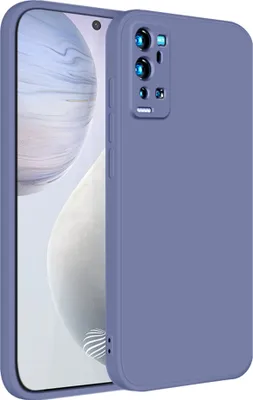 Produktbild von VIVO X60 Pro Hülle, LaimTop Slim Liquid Silikon Gel Gummi Schutzhülle für VIVO X60 Pro Grau