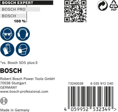 Produktbild von EXPERT SDS plus-7X Hammerbohrer-Set, 6x150x215 mm, 10-tlg.