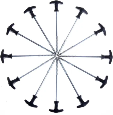 Obrázek produktu pro Spirálové kolíky Light T-Pegs 30 cm - Ocelové kolíky