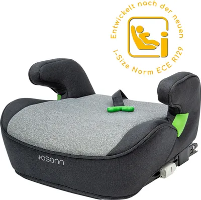 A child's car seat booster cushion.
