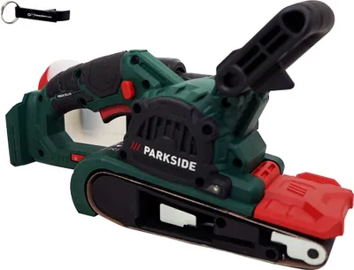 Zdjęcie produktu dla Akumulatorowa szlifierka taśmowa PARKSIDE® 20 V PBSDA 20 (bez akumulatora) + brelok HEADNMORE® w zestawie HEADNMORE®