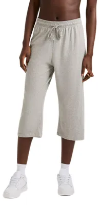 Productafbeelding van Champion dames jersey capri broek, alledaags model, katoen, capri lengte, koord in de taille, cropped sweatbroek