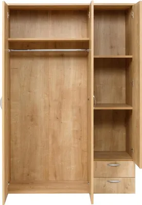 Produktbild von Kleiderschrank, Saphir Eiche, 120x177x52cm