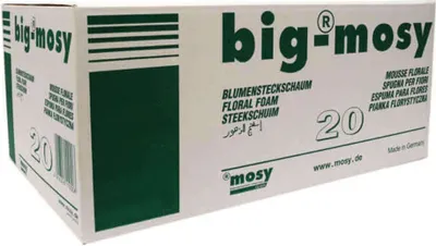 Produktbild von 20 BIG-®mosy ZIEGEL Naßsteckschaum 23x11x7,5cm