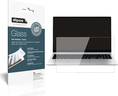 Produktbild von 2x Schutzfolie für Samsung Galaxy Book Pro 360 13.3 Zoll - Anti-Shock 9H Folie dipos Glass Kunststoffglas