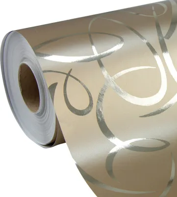 Produktbild von Clairefontaine Geschenkpapier "Arabesque gold" auf Rolle (B)700 mm x (L)50 m