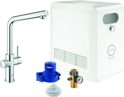 Produktbild von GROHE Blue Professional, Standard, Edelstahl, Hebelgriffe, Einzelbild, Typ L, Keramik