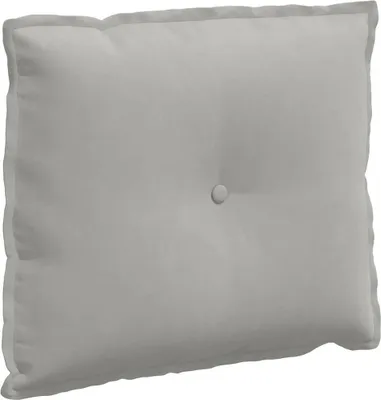 Obrázok produktu pre vidaXL Vankúš na chrbát, svetlosivý, 60 x 50 cm, z mikrovlákna