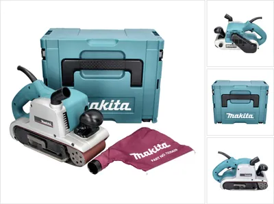 Immagine prodotto di Makita 9403 J Levigatrice a nastro 1200 W 100 x 610 mm + Valigetta Makpac