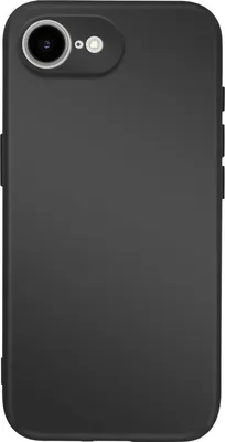 Produktbild von Avizar, Soft-Touch Hülle iPhone 16e Silikon Serie Fast Cover, Schwarz