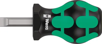 Image de Wera Tournevis 335 Stubby L.8mm lame L.24,5mm manche 2K lame ronde - 5008844001