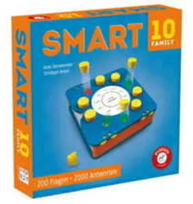 Zdjęcie produktu dla Piatnik Smart 10 Family, Gra planszowa, Quiz, 8 lat(a), 20 min, Gra rodzinna