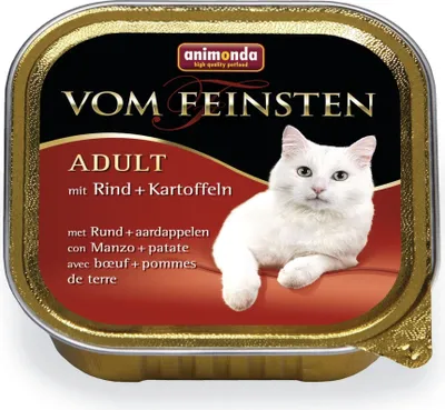 Produktbild von animonda Vom Feinsten Adult mit Rind + Kartoffeln, Senior, Rind, Kartoffel, 100 g