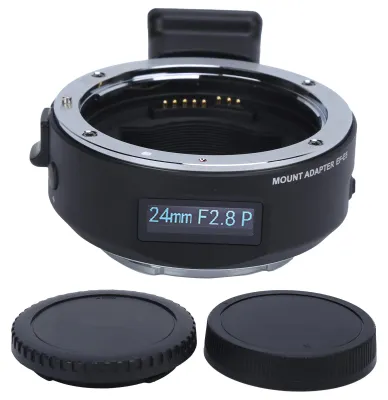 Immagine prodotto di Adattatore per obiettivi autofocus VILTROX EFE5 per obiettivi OLED EF e EFS su attacco NEX per Sony A9 e A7