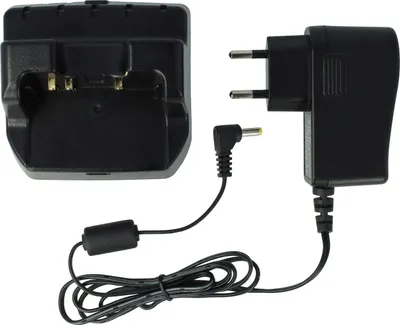 Produktbild von vhbw Ladegerät fürkompatibel mit Yaesu VX-170, VX-150, VX-160, VX-120, VX-127, FT60R, VX-110 Funkgerät - Ladestation + Netzteil, 10,8 V, 0,45 A