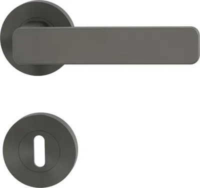 Produktbild von GRIFFWERK Rosettengarnitur MINIMAL MODERN SIEGER DESIGN BB-Schloss Kaschmirgrau