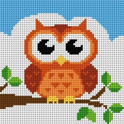 Image de Kit de broderie au point de croix Malwina 15 x 15 cm - n° 1026