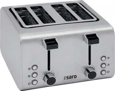 Produktbild von Saro ARIS 4, 4 Scheibe(n), Edelstahl, Edelstahl, Niveau, Drehregler, 1600 W, 230 V