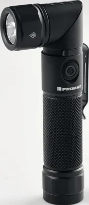 Productafbeelding van LED-zaklamp, 100-1000 lumen, lithium-ion batterij, 180 meter bereik, blauw/zwart
