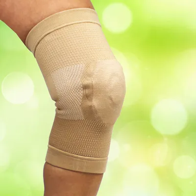 Wellys Bambus-Kniebandage mit Artikulationskissen - Damen