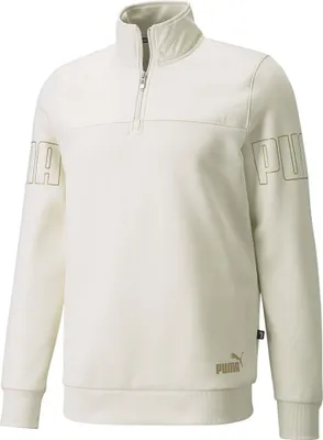 Produktbild von Puma Winterized Halbreißverschluss-sweatshirt Weiß L Mann Weiß L