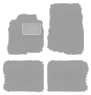 Immagine prodotto di Tappetini in moquette per Volvo 240 / 260 1974-1993 (station wagon/berlina) – set 4 pezzi, grigi, su misura – Wielganizator OSLO