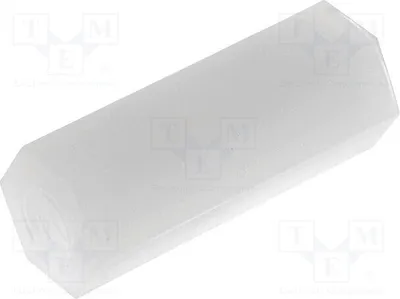 Produktbild von 5x Distanzmuffe mit Gewinde M4 sechskant  L: 14mm  Distanzhülsen aus Kuntoff