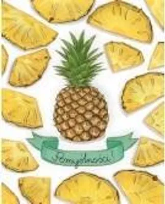 Image de Henry B6 Carnet d'ananas - Elégant, doré