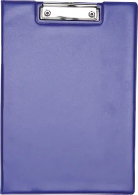 Produktbild von MAUL Schreibmappe A4 Hochformat Karton Folie blau