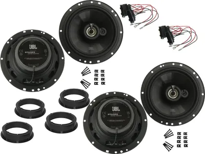 Produktbild von JBL 3 Wege Lautsprecher Set für VW Crafter II Baujahr 2017 - 2022 Tür Vorne und hinten 960 Watt
