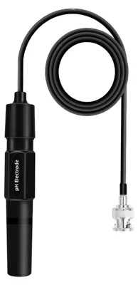 pH-Elektrode mit BNC-Stecker, 0-14 pH, 0-80 °C, 116 cm Kabel