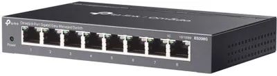 Produktbild von TP-Link Omada ES208G, Managed, L2, Gigabit Ethernet (10/100/1000), Wandmontage