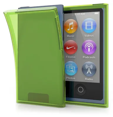 Produktbild von kwmobile Hülle kompatibel mit Apple iPod Nano 7 - Silikon Backcover Schutzhülle - Cover Case in Zitronengelb