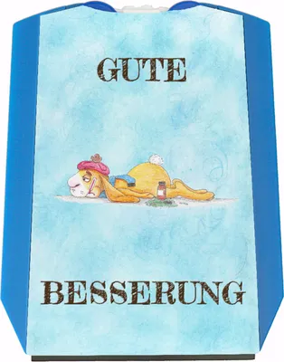 Produktbild von Gute Besserung Parkscheibe mit Hase