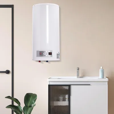 Productafbeelding van Elektrische Boiler - 50 Liter Inhoud - Inclusief Doucheset - Compacte Waterverwarmer