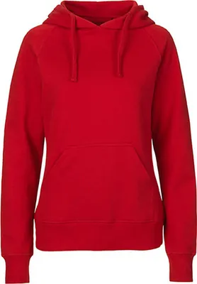 Produktbild von Neutral O83101 | Damen Hoodie / Kaputzenpulli / 100% Fairtrade-Baumwolle - Farbe: Red - Größe: XS