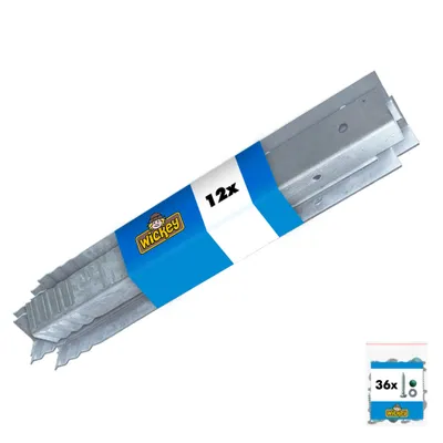 Immagine prodotto di Ancoraggi angolari Wickey SolidLock per strutture da gioco, 12 pezzi
