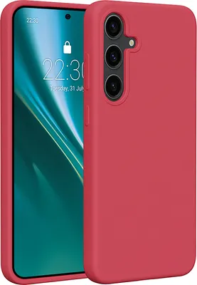 Zdjęcie produktu dla Etteri silikonowe etui na telefon Samsung Galaxy S24 Plus malinowe