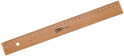 Obrázok produktu pre Möbius+Ruppert 1930 - 0000, Stolové pravítko, buk, Drevo, Cm, mm, 300 mm, 1 kusov