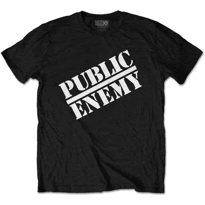 Produktbild von Public Enemy Logo Black XL T-Shirt