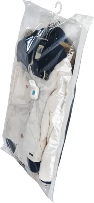 Immagine prodotto di WENKO Vuoto L Sistema di stoccaggio dei sacchi per vestiti 70x105 Risparmia spazio