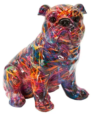 Produktbild von Mauro Ferretti Dekofigur BULL DOG PSYCO 21,5x15,5x21 cm
