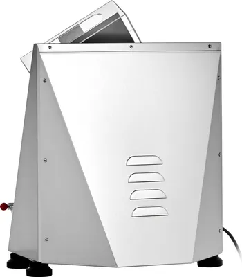 Produktbild von SucceBuy Elektrische Pizzateigpresse 355,6 mm, automatische Edelstahl-Teigpresse mit 370 W, kommerzielle Chapati-Formmaschine, einstellbare Dicke, bis zu 400 Teigstücke pro Stunde