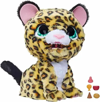 Produktbild von Hasbro Lil’ Wilds Lolly Leopardin furReal Kuscheltier