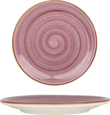 Image de Bonna Assiette à dessert - Aura Blackberry - Porcelaine - 17 cm