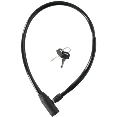 Produktbild von Dunlop Fahrrad Kabelschloss 0.4X65cm Schwarz